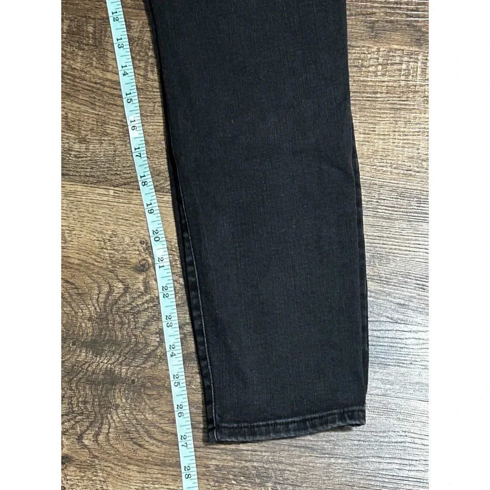 Paige Jeans Womens‎ 28 Black Denim Hoxton Ankle Five Pocket Dark Wash DNM-F60